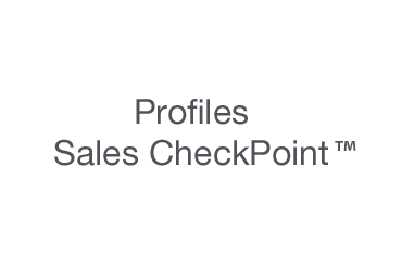 Profiles Sales CheckPoint